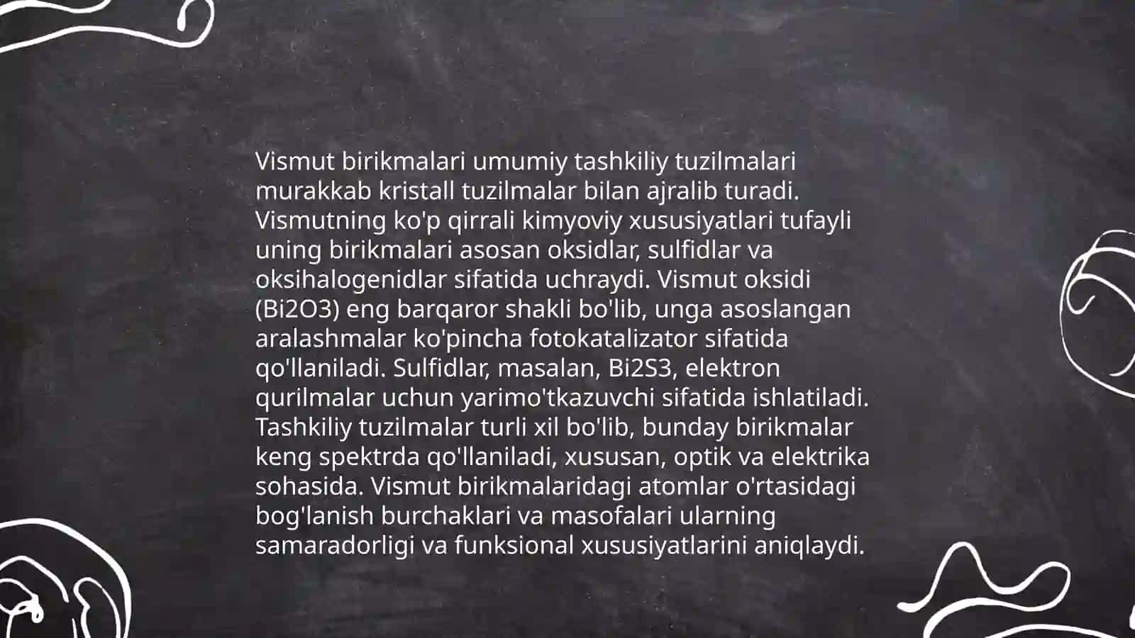 Vismut 3 va 5 birikmalari hamda ularning xossalari 4