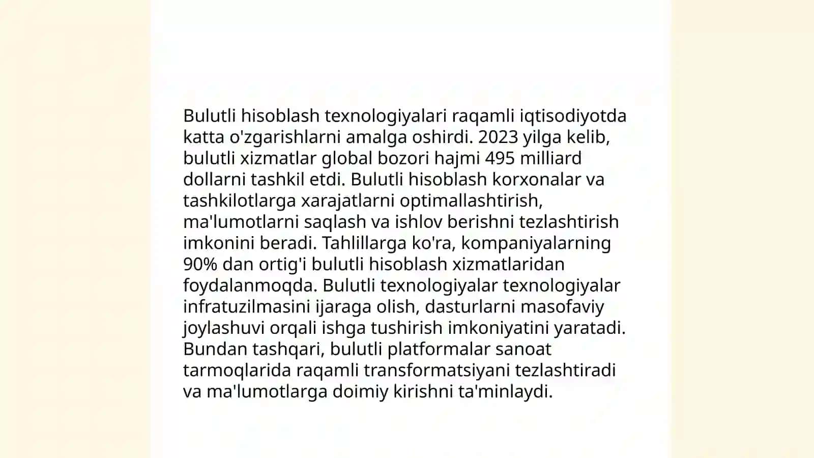 Raqamli iqtisodiyot sohasining rivojlanishida axborot texnologiyalarining o'rni 4