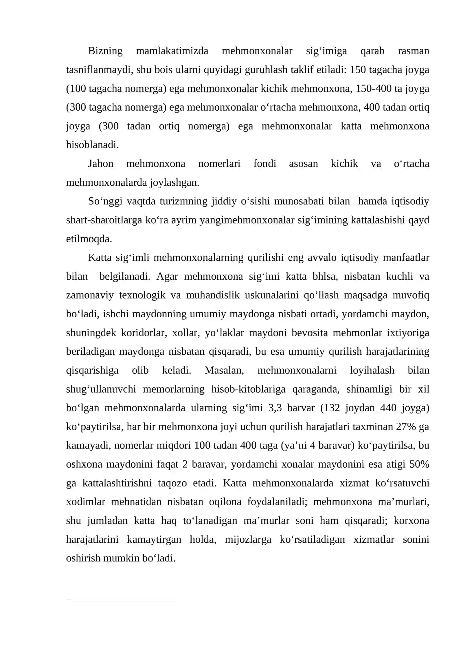 Zamonaviy mehmonxonalarning turlari 4