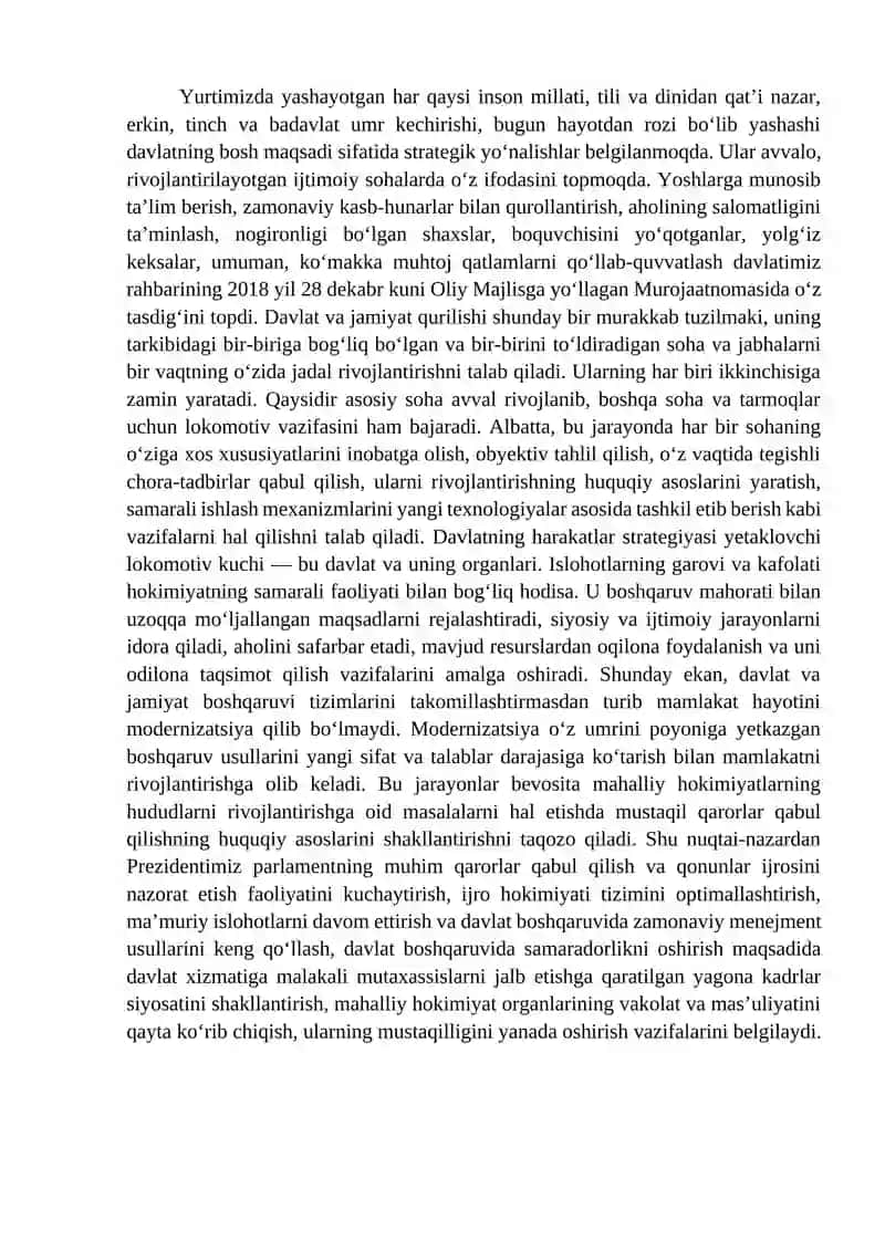 O’zbekistonni  rivojlantirishning Harakatlar stratigiyasi-milliy taraqqiyot asosi. 4