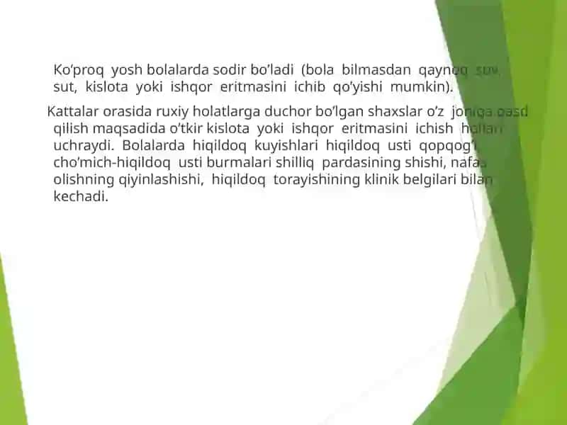 HIQILDOQNING TЕRMIK VA KIMYOVIY KUYISHLARI 4