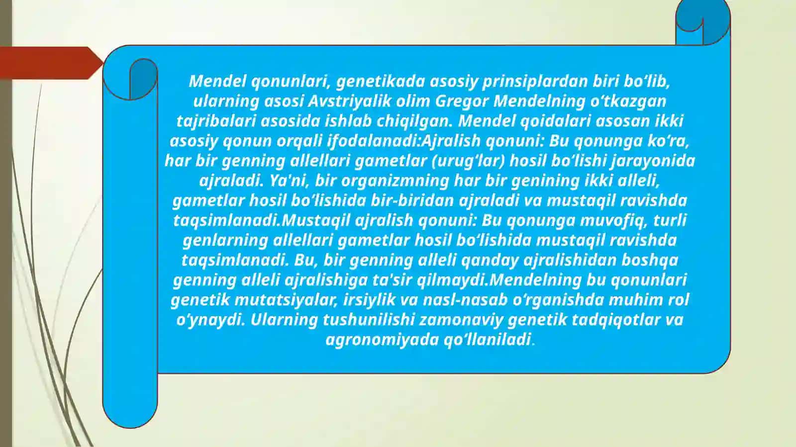 Irsiyat Qonunlari va Genetik Injineriya 4