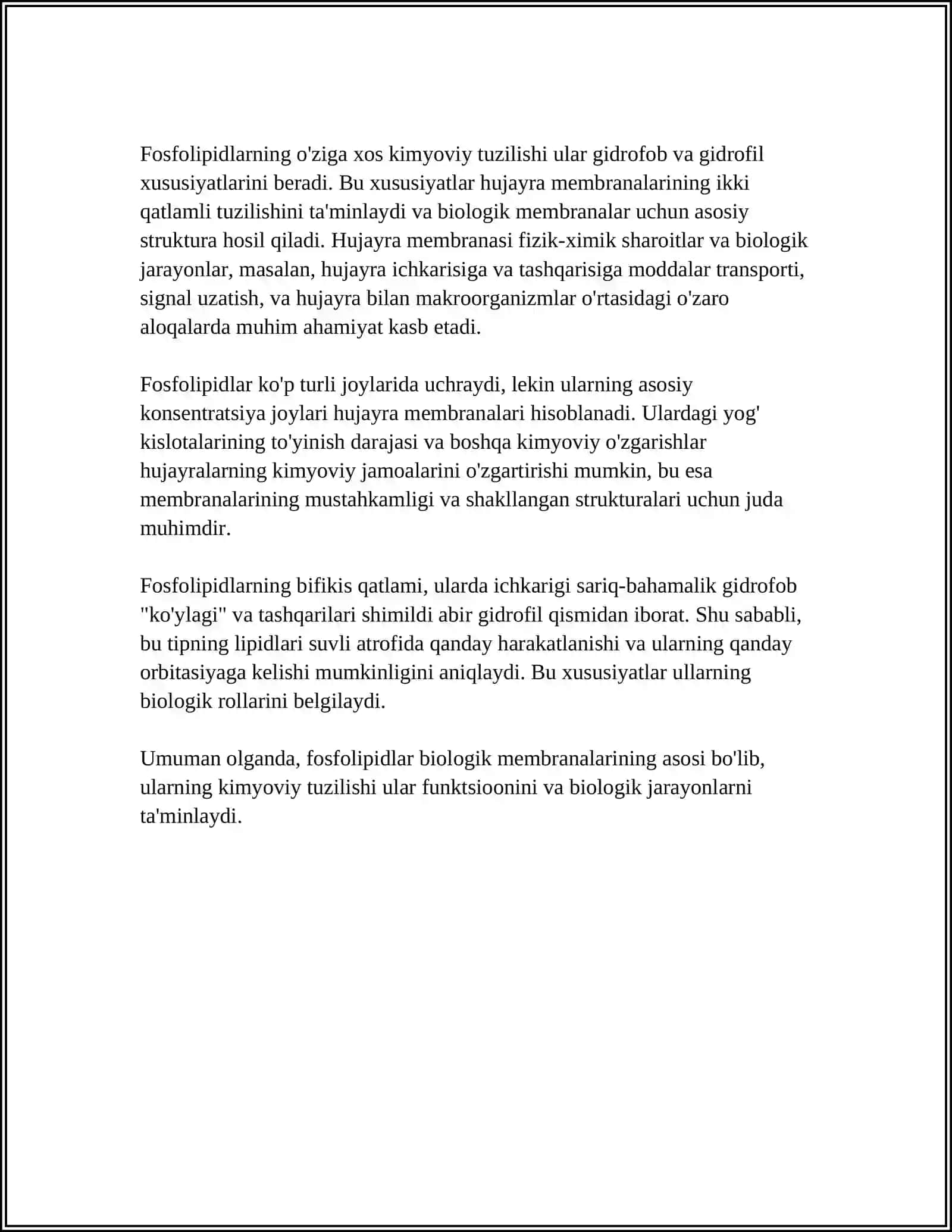 FOSFOLIPIDLAR ALMASHUNUVI BUZILISHI 4