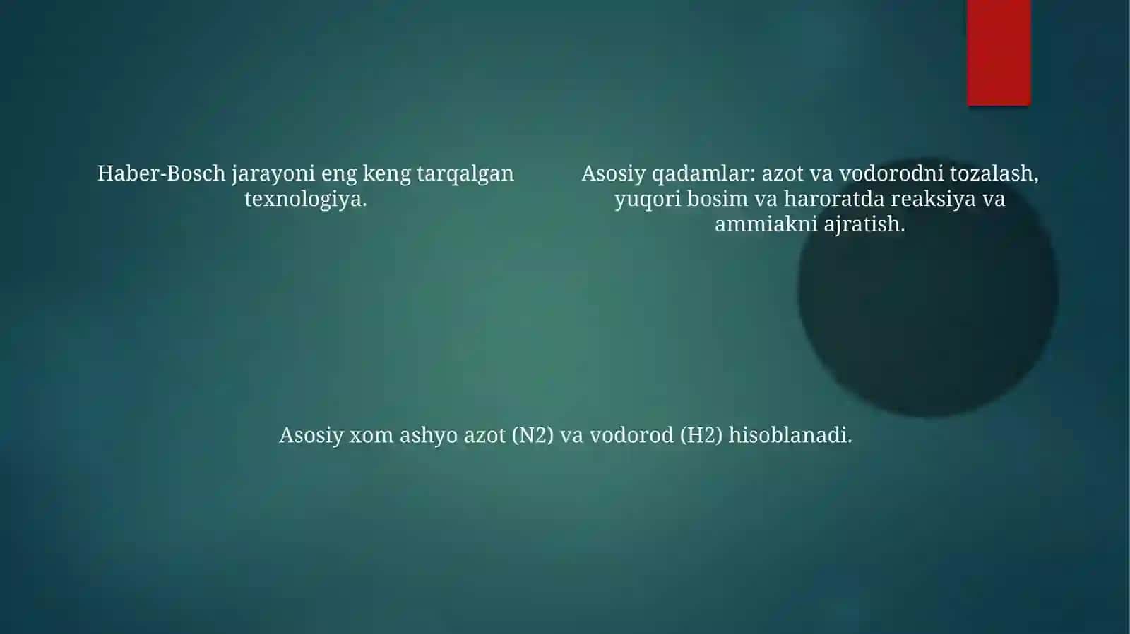 Ammiak ishlab chiqarish texnalogiyasi 4