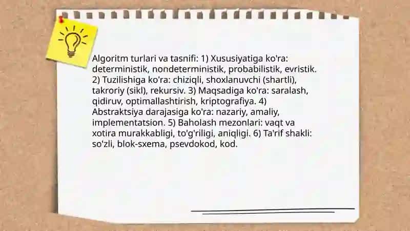 Algoritmlash asoslari 4