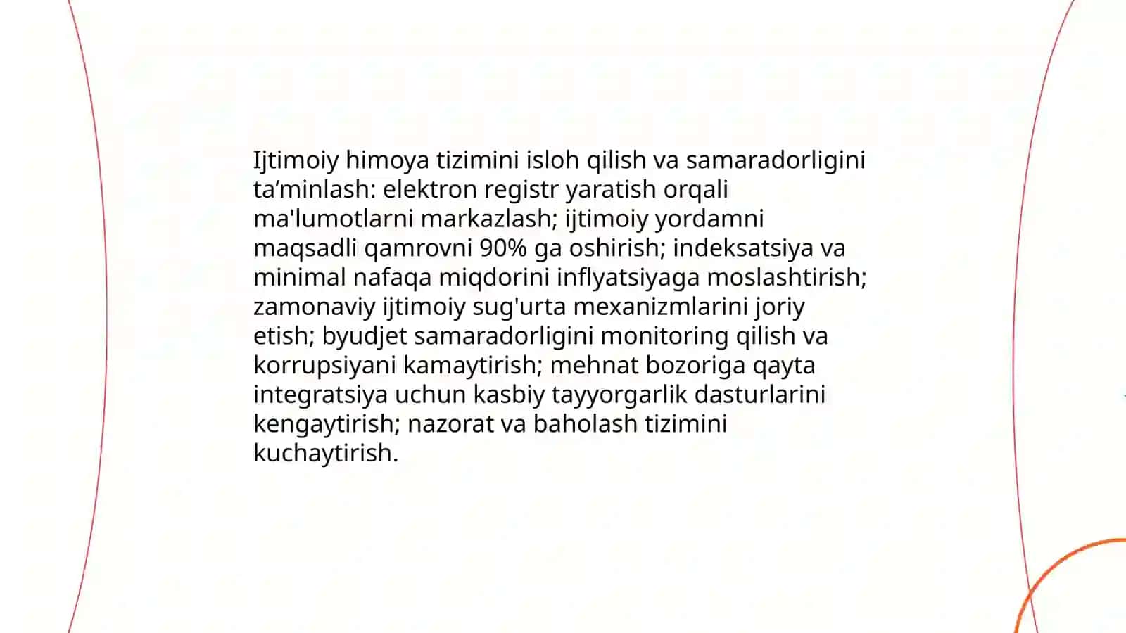 Aholi turmush daraiasi, itimoiy rivojlanish, ijtimoiy himoya va fuqarolarni ijtimoiy qo’llab-quvvatlash 4