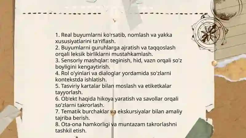 Tevarak-atrof bilan tanishtirish jarayonida bolalar nutqini rivojlantirish texnologiyalari 4
