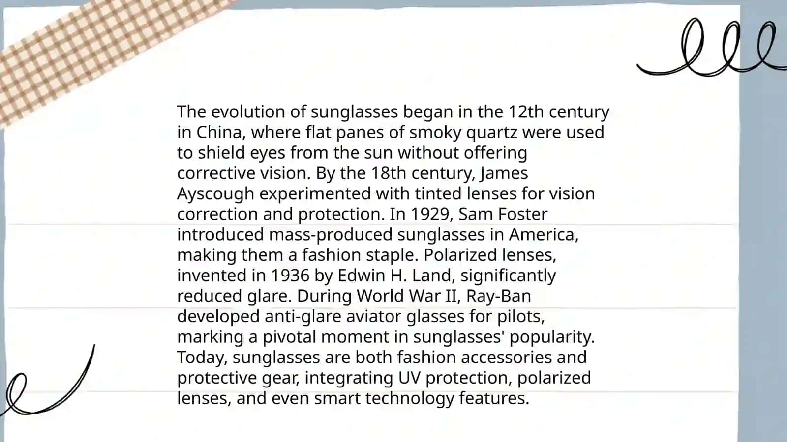Great inventions (about black glasses) 4