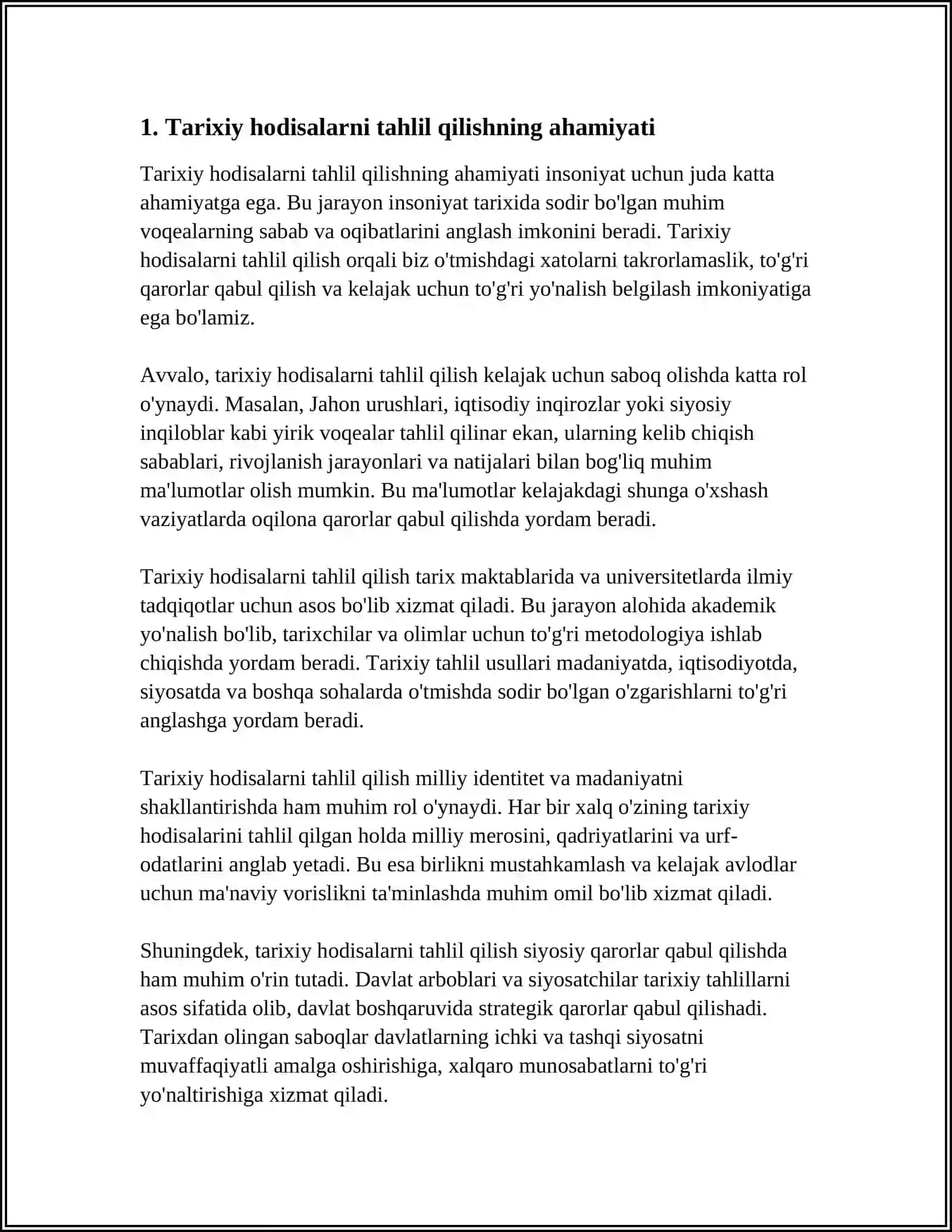 TARIXNING AXAMIYATI 4