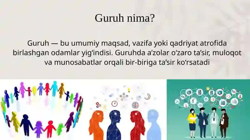 Guruhga psixoanalitik yondashuv slayd 4