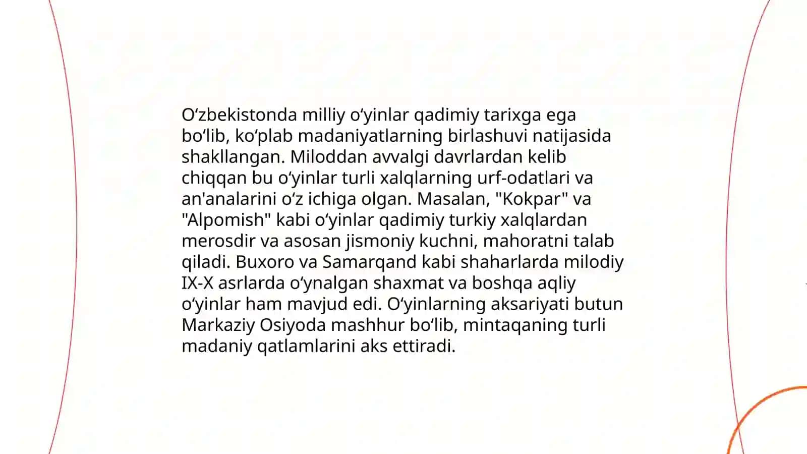 Milliy va harakatli o’yinlar tarixi rivojlanishi 4