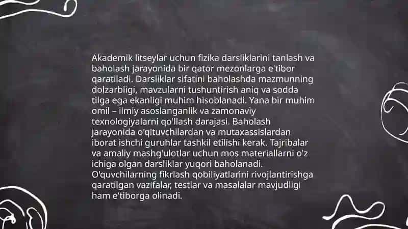 Fizika fanini oʻqitishda ilgʻor pedagogik texnologiyalar 4