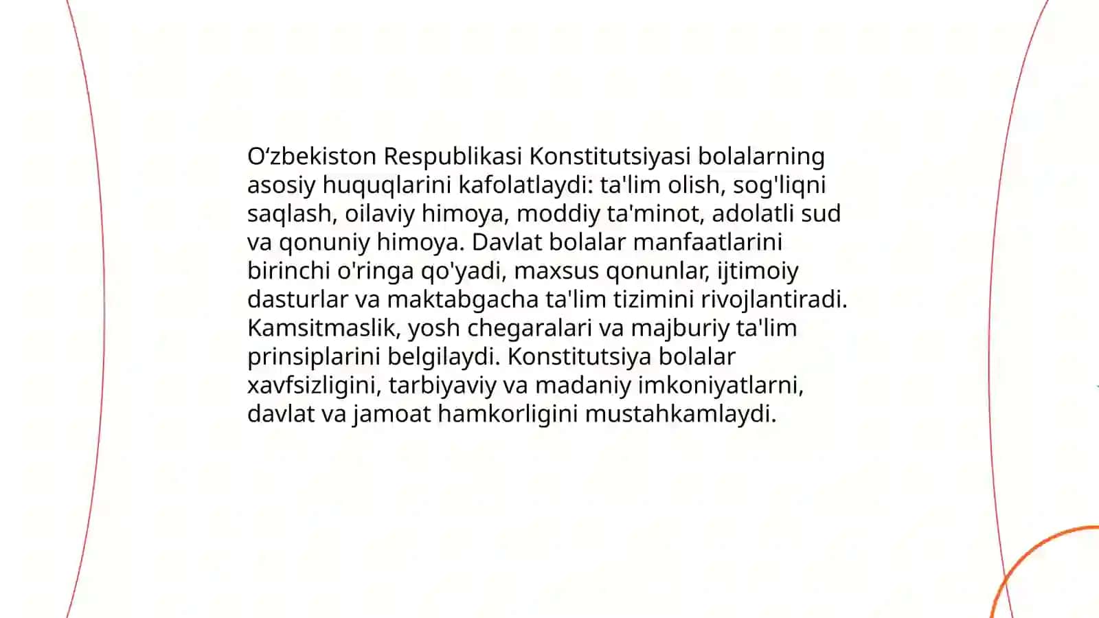 O‘zbekiston Respublikasi Konstitutsiyasi bilan tanishtirish 4