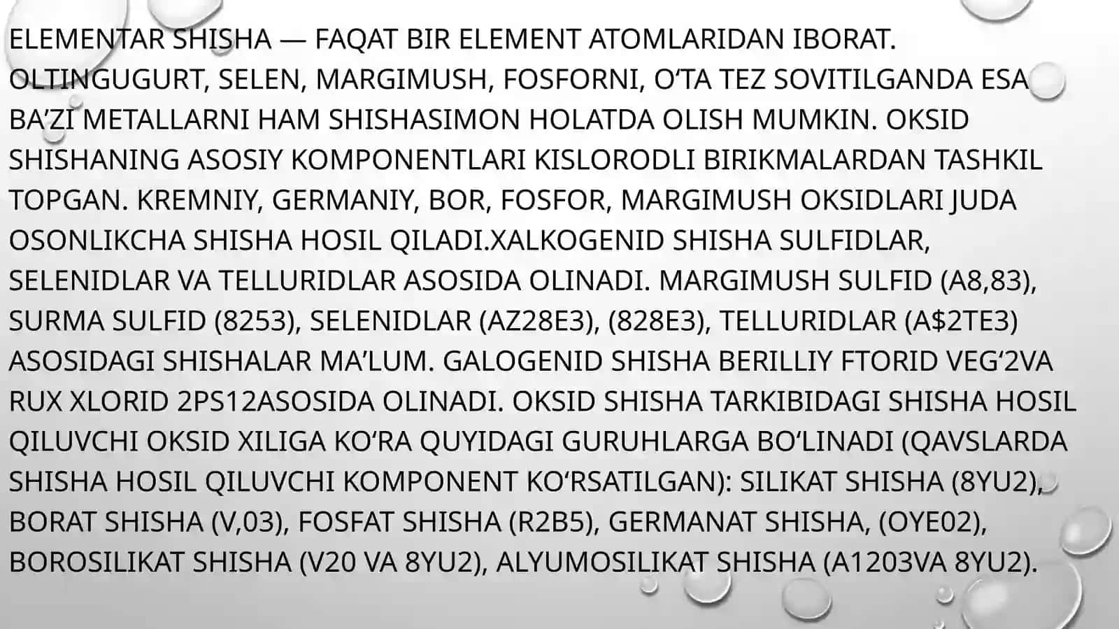 Shisha buyum konservatoriyasi va restavratsiyasi 4
