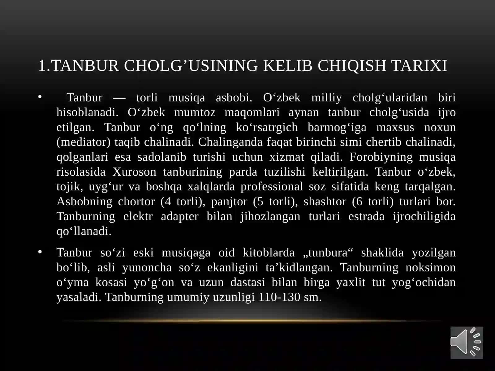 “Tanbur va Dutorchol g’ulari haqida” 4
