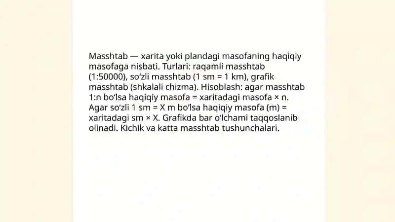 Plan va Xarita bilan ishlash 4