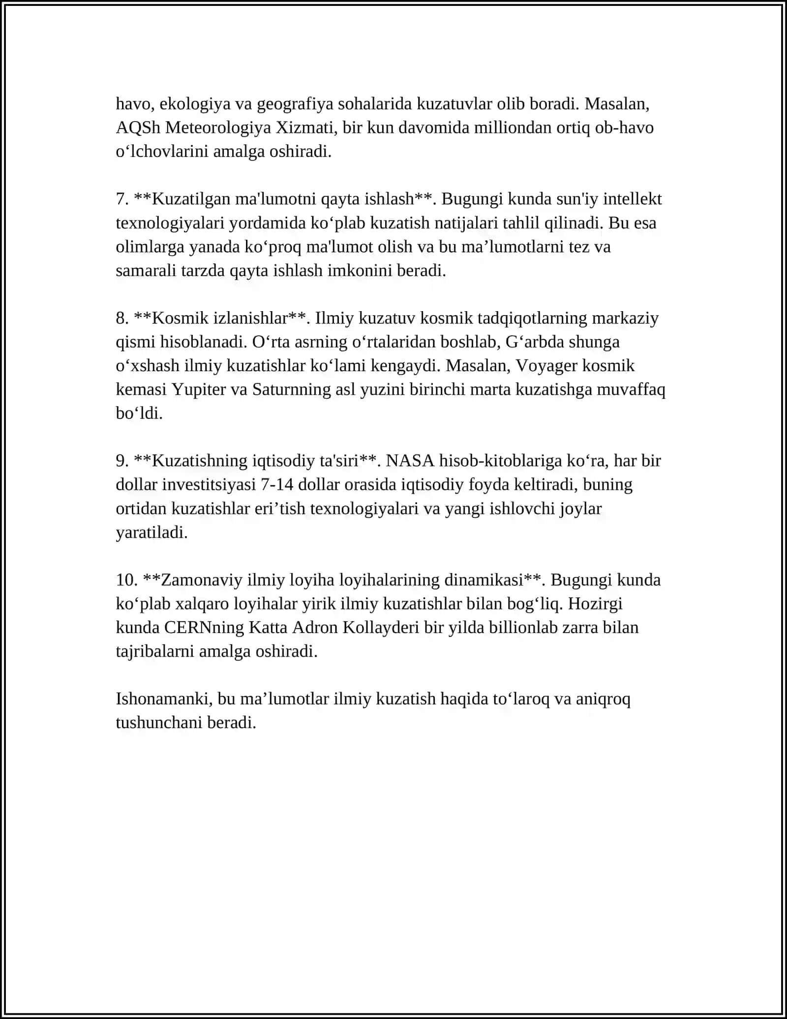 HOZIRGI ZAMON PSIXALOGIYASINING TADQIQOT METODLARI 4