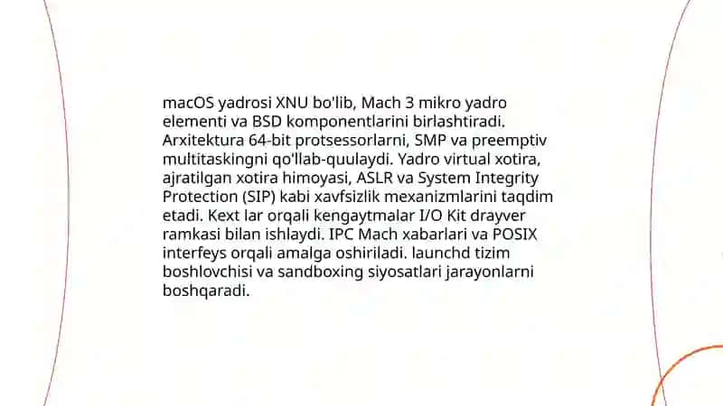 Macintosh operatsion tizimning vazifalari umumiy ta'rifi 4