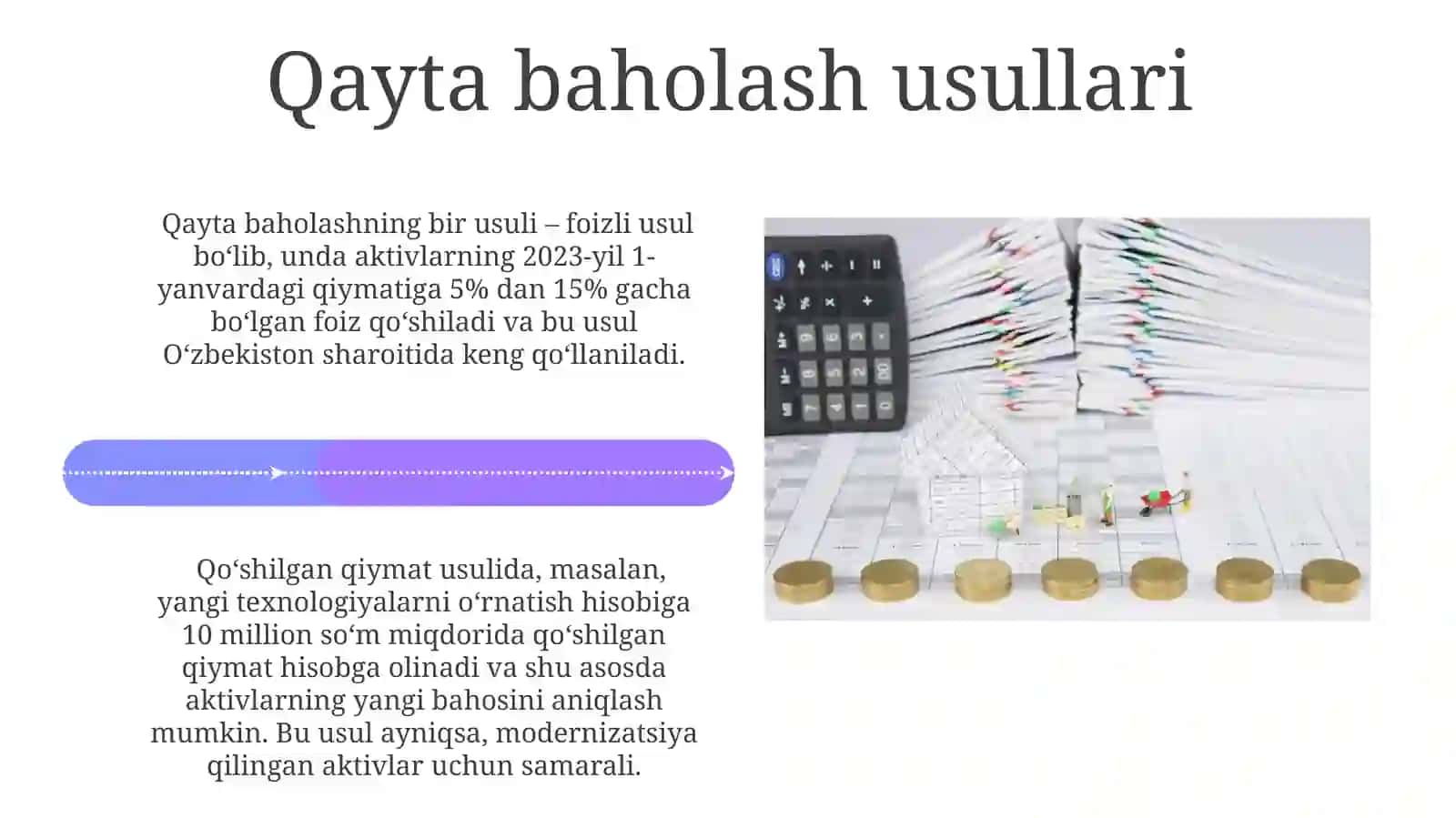 Assosiy vositalarni qayta baholash 4