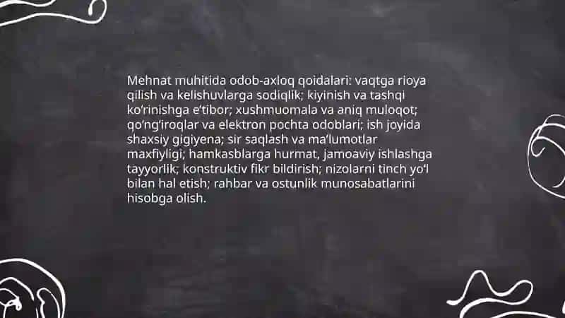 Kasbiy muloqot uslubiyati va qoidalari 4