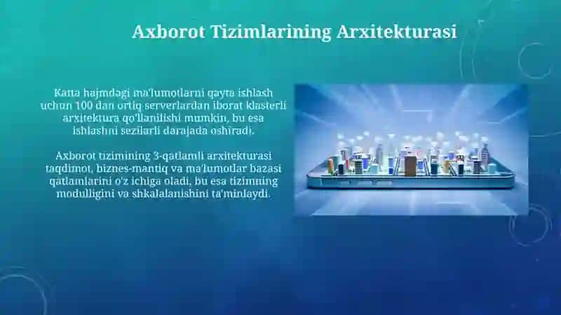 Amaliy Axborot Tizimlari haqida Umumiy Ma'lumot 4
