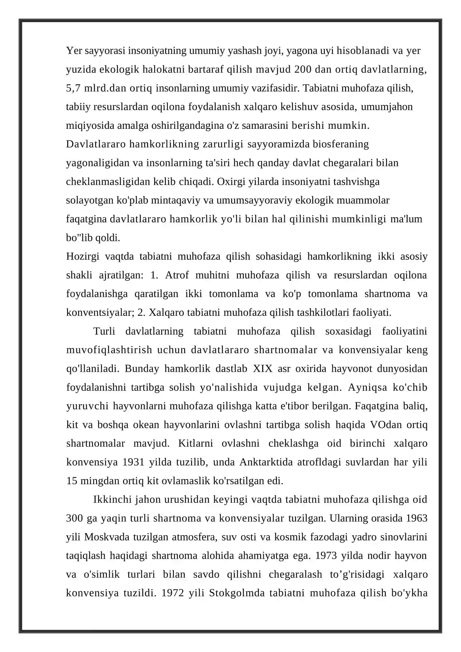 EKOLOGIYA SOHASIDAGI XALQARO HAMKORLIG 4