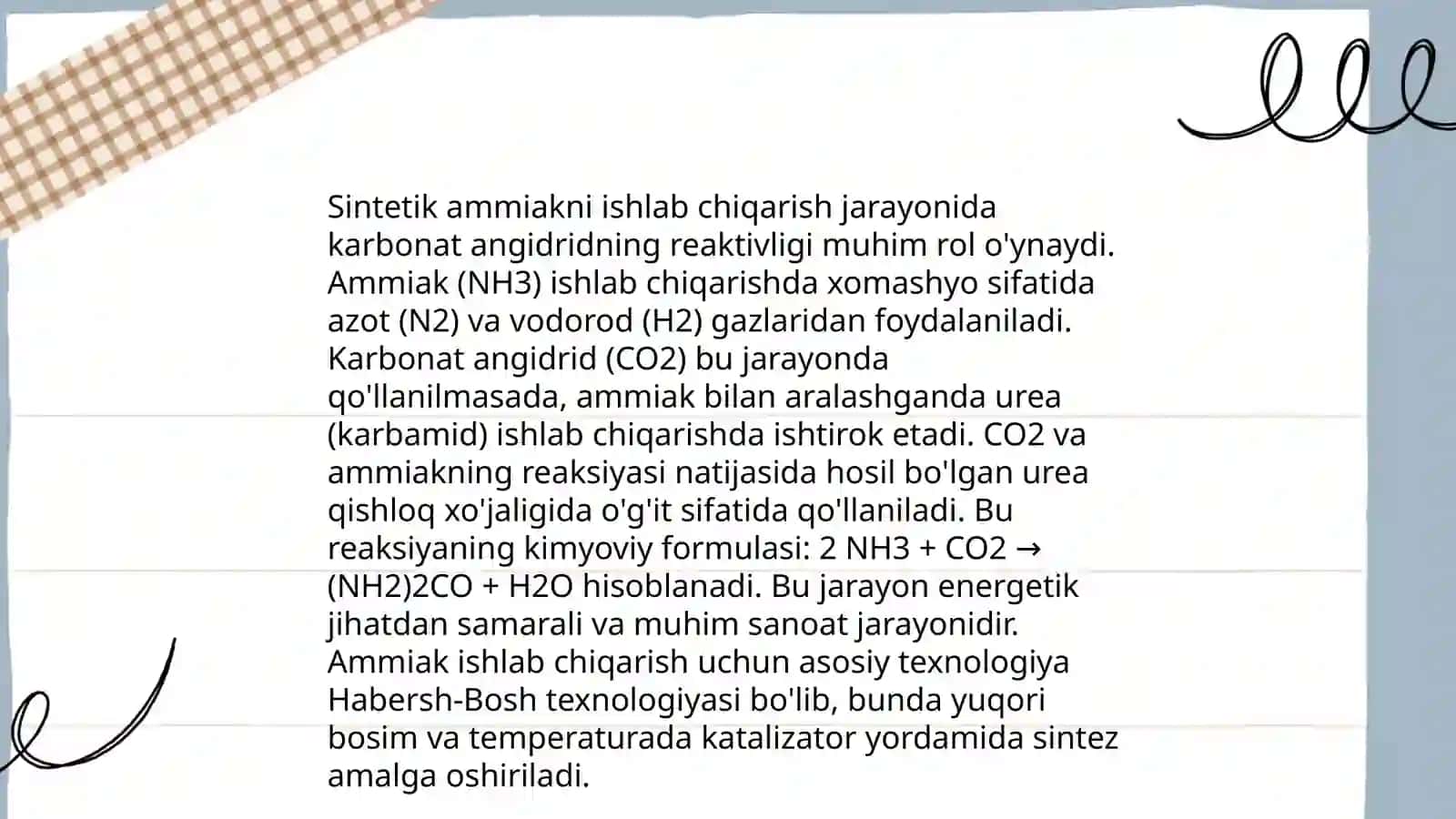 Karbamid olish texnalogiyasi 4