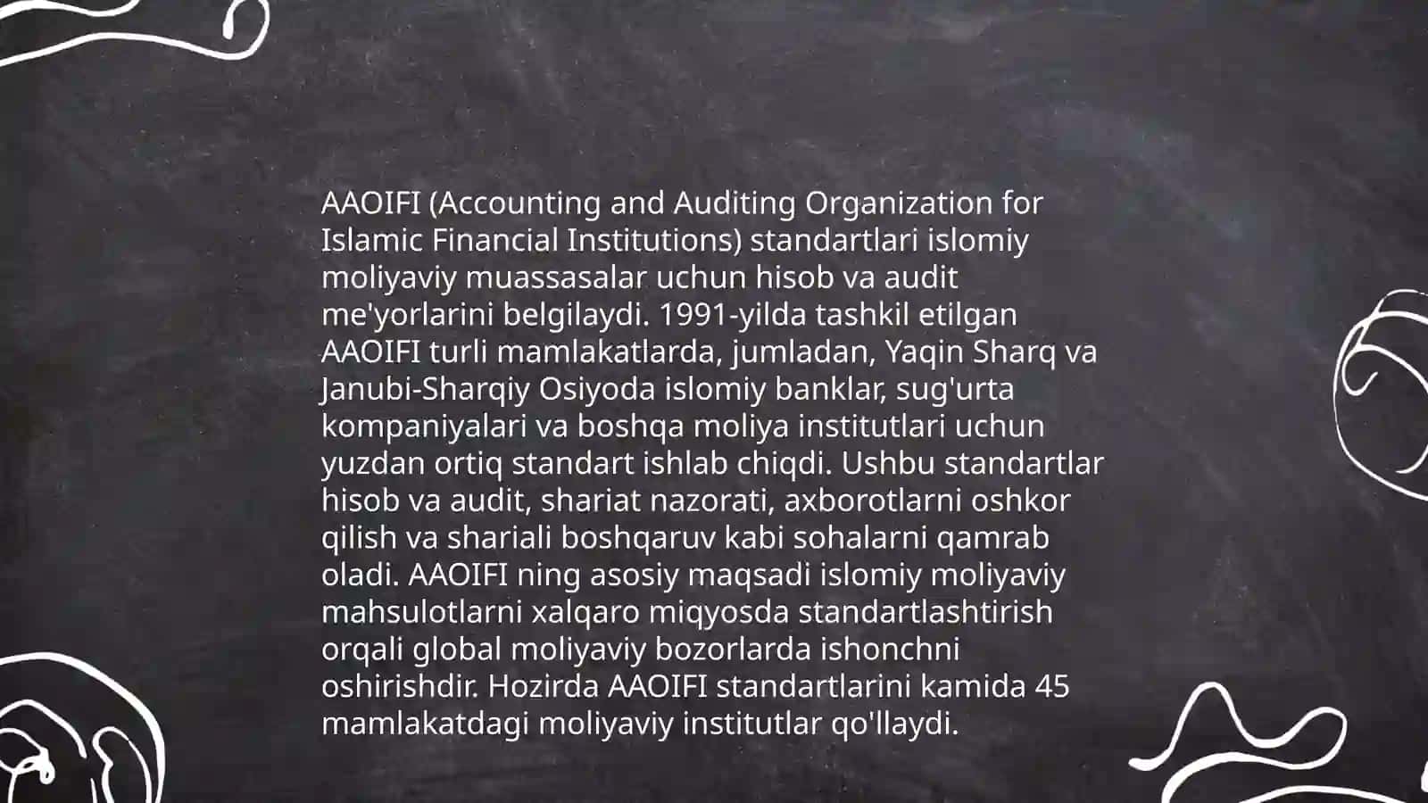 Mudarabaga AAOIFI standartlari. Mudarabani islomiy sanoatda qoʻllash 4
