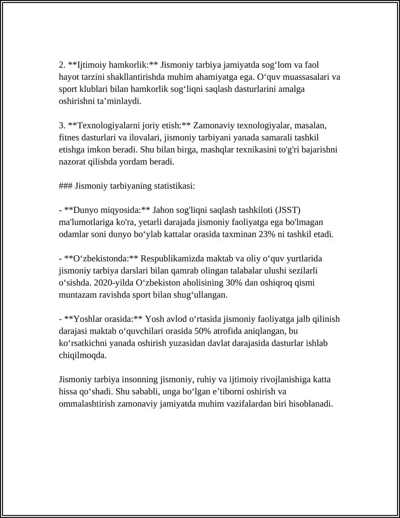 JISMONIY MADANIYAT NAZARIYASI VA METODIKASI FANINING MAQSATI HAMDA VAZIFALARI 4