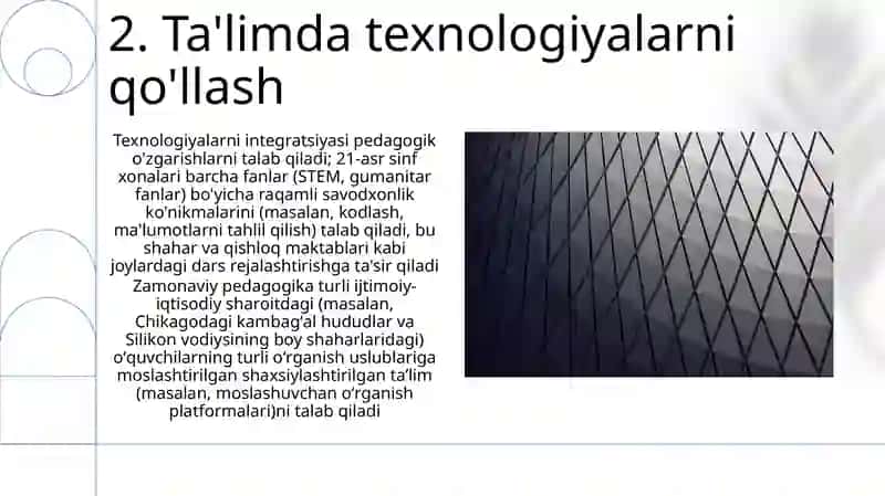 Zamonaviy pedagogika kasbi va unga qoyilgan talablar 4