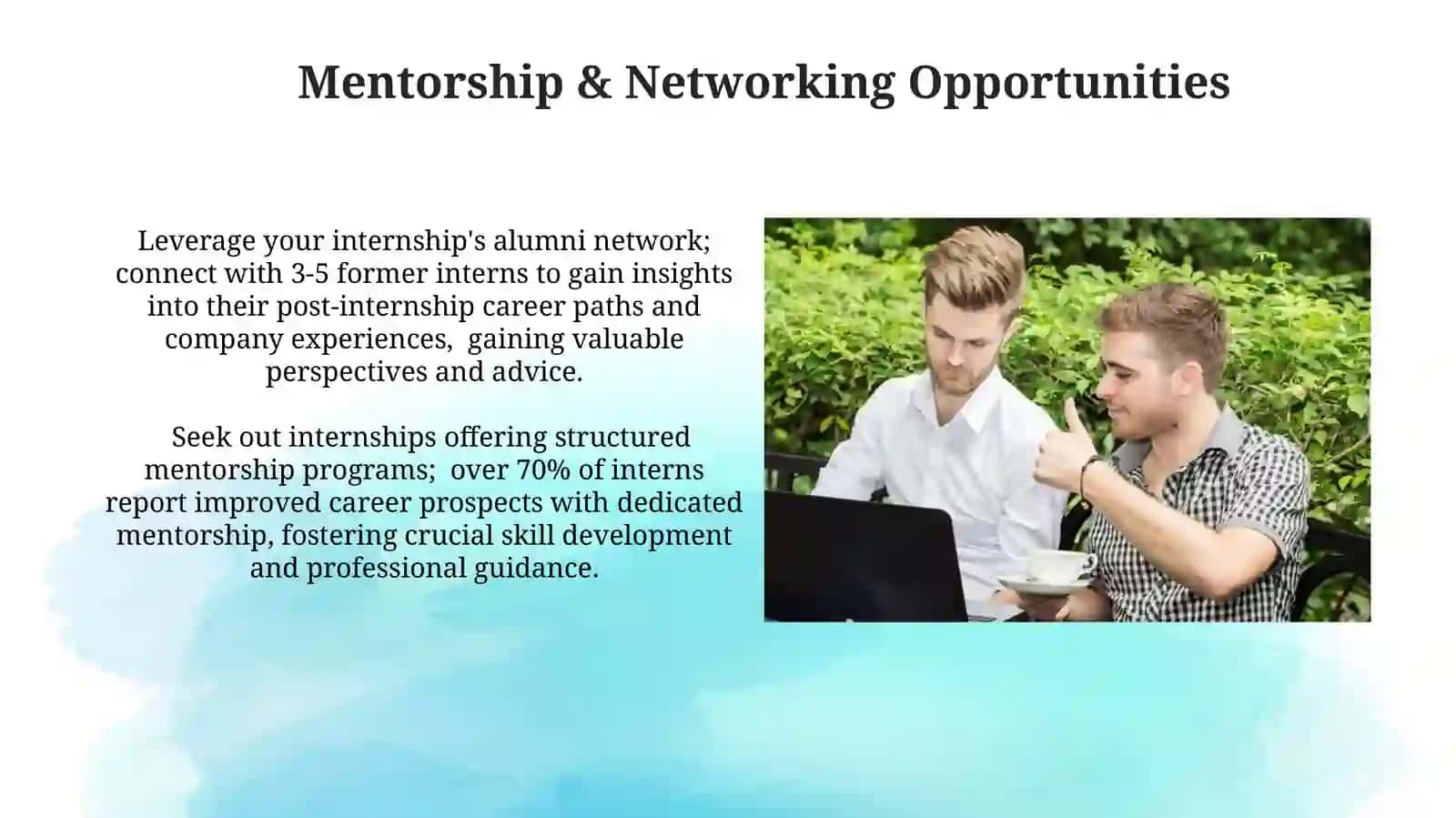 Internships: know what to look for 4