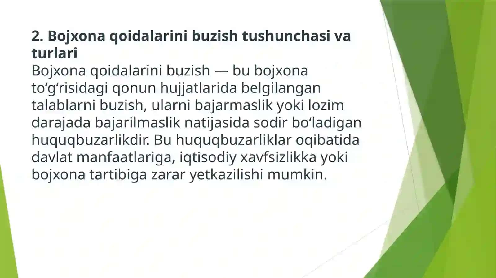 O'zbekiston Respublikasi Bojxona kodeksi 4