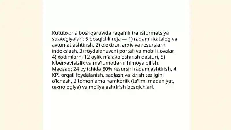 Foydalanuvchi markazli xizmatlar 4