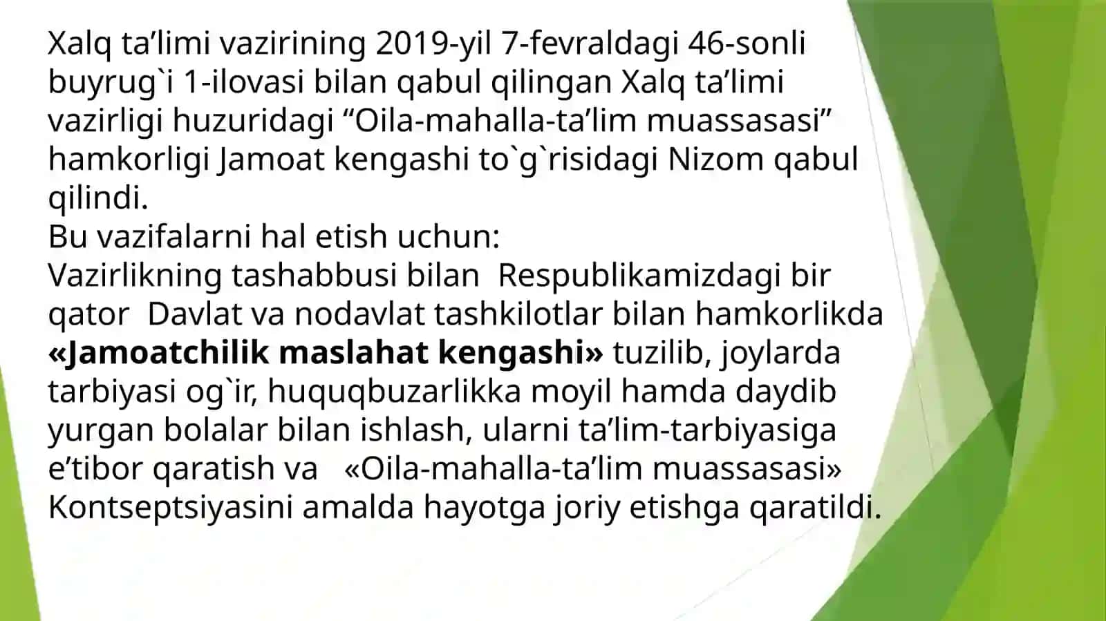 O`quvchilarni tarbiyalash 4