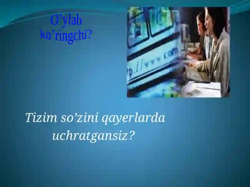 Texnik tizimlarda axborot texnologiyalari 4