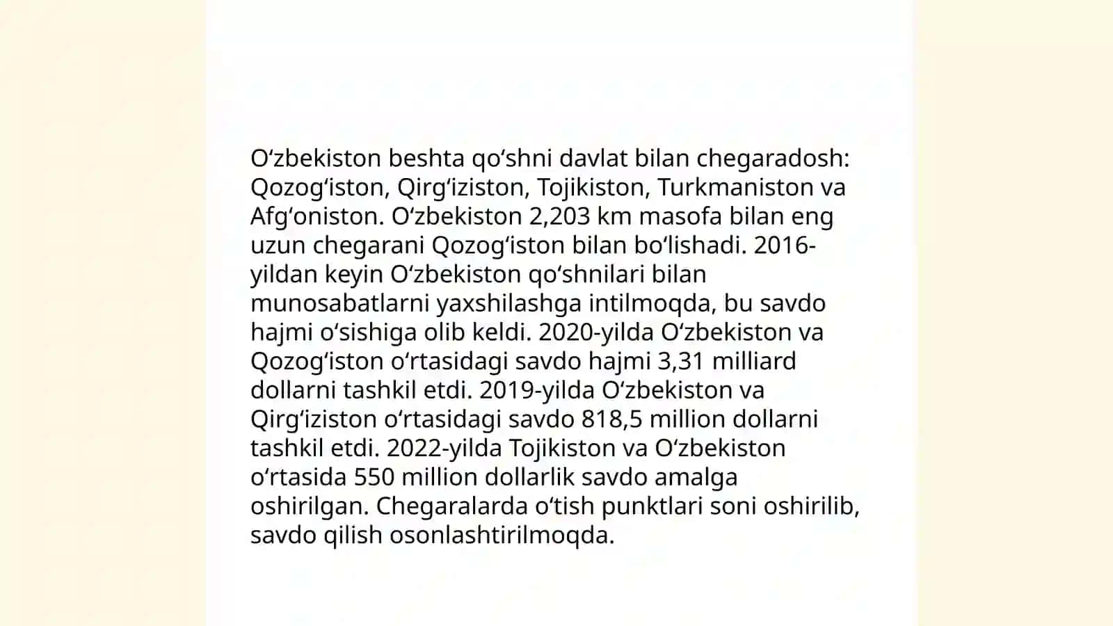 Oʻzbekiston va jahon hamjamiyati 4