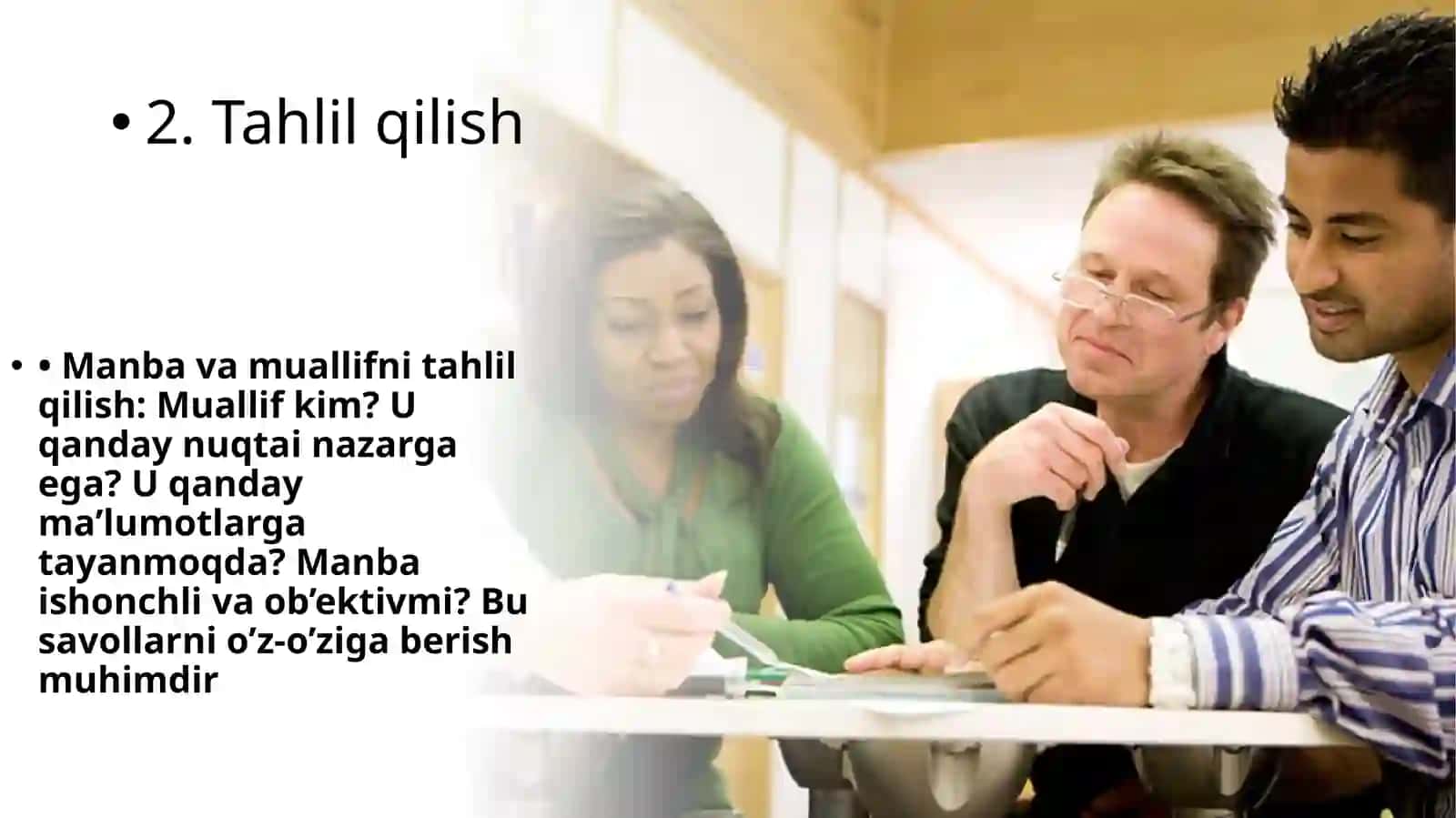 Tanqidiy o’qish, va samarali amalga oshirish 4