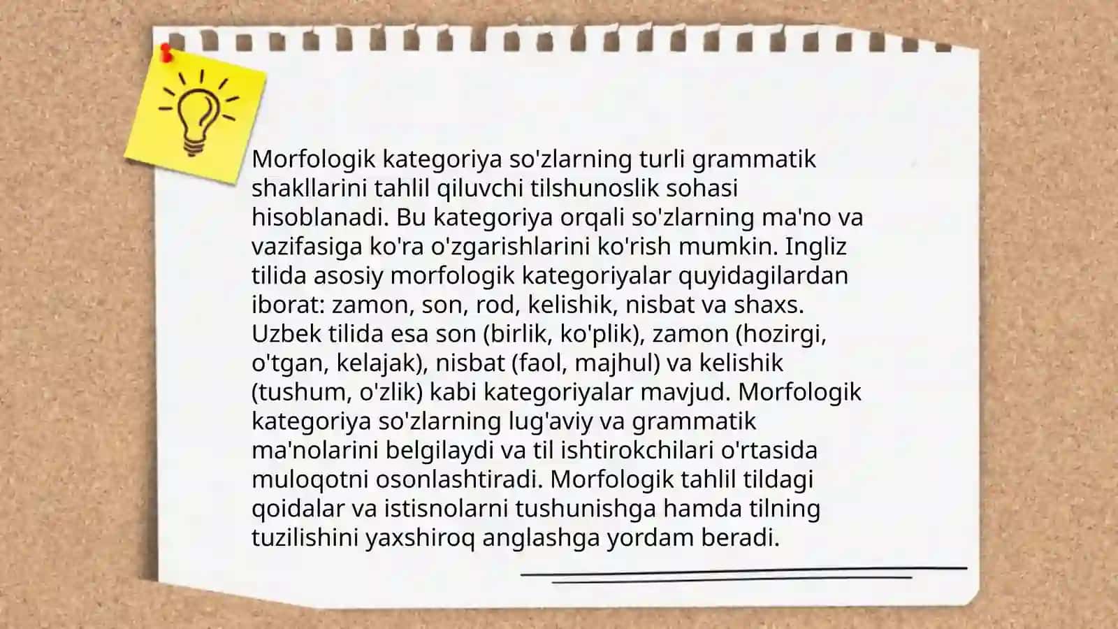 Grammatik kategoriya va uning turlari 4