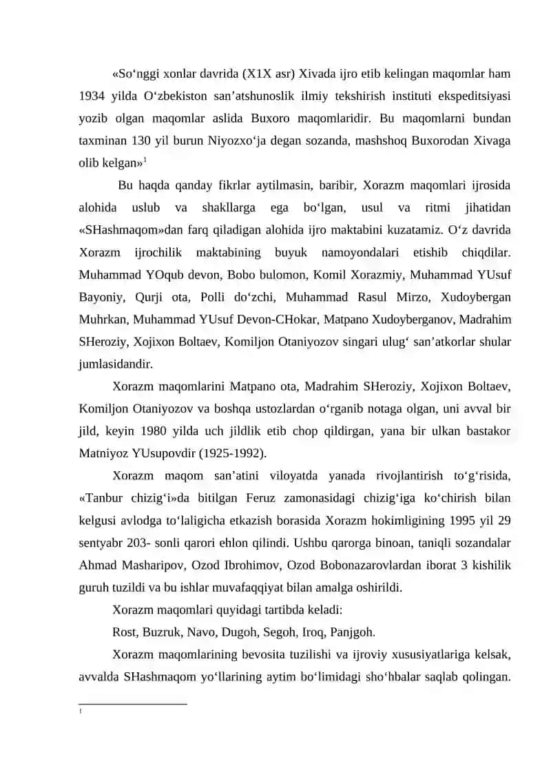 Xorazm maqomlari 4