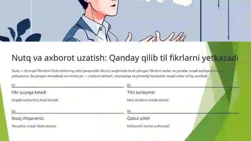Tilning axborot to'plash va uzatish funksiyasi 4