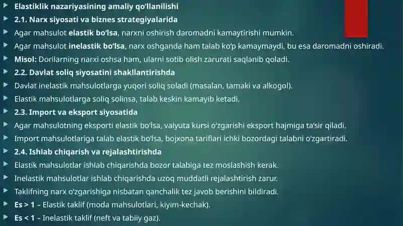 ELASTIKLIK NAZARIYASINING AMALDA QO’LLANILISHI. 4