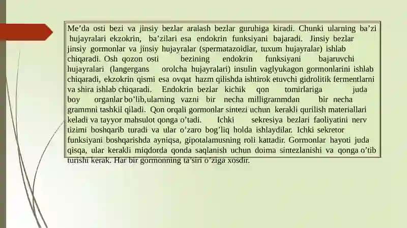 ENDOKRIN TIZIMI FIZIOLOGIYASI VA YOSHGA OID HUSUSIYATLARI 4