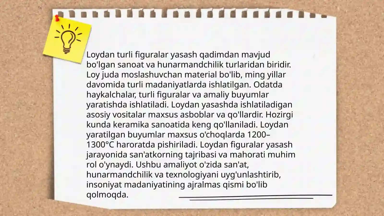 Loy bilan ishlashning asosiy texnikalari 4