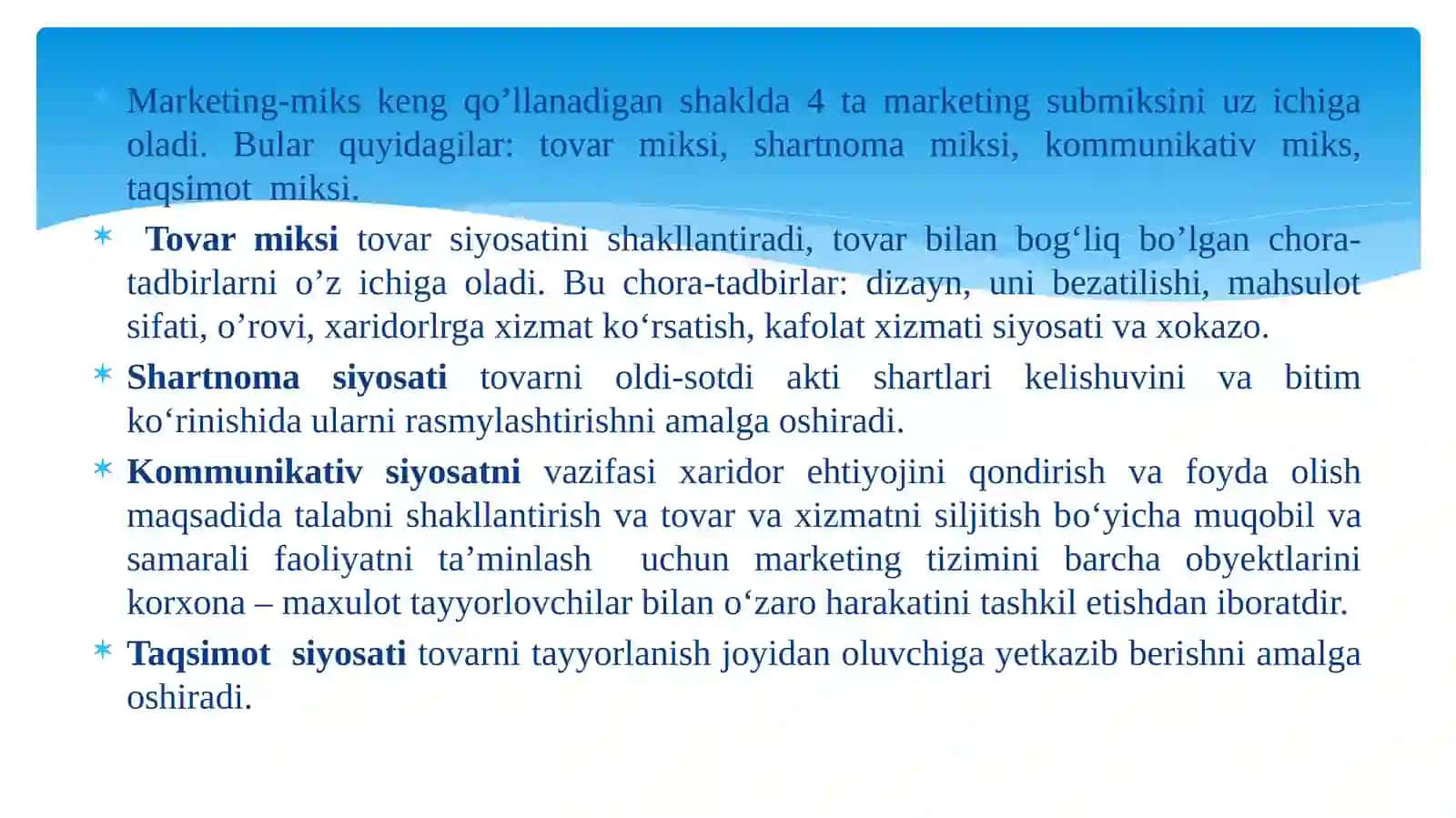 MARKETINGNING MOHIYATI, MAQSADI VA VAZIFALARI 4