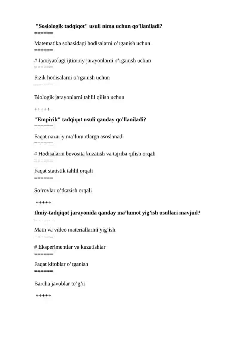 Ilmiy tadqiqotlarning metodologiyasi 4