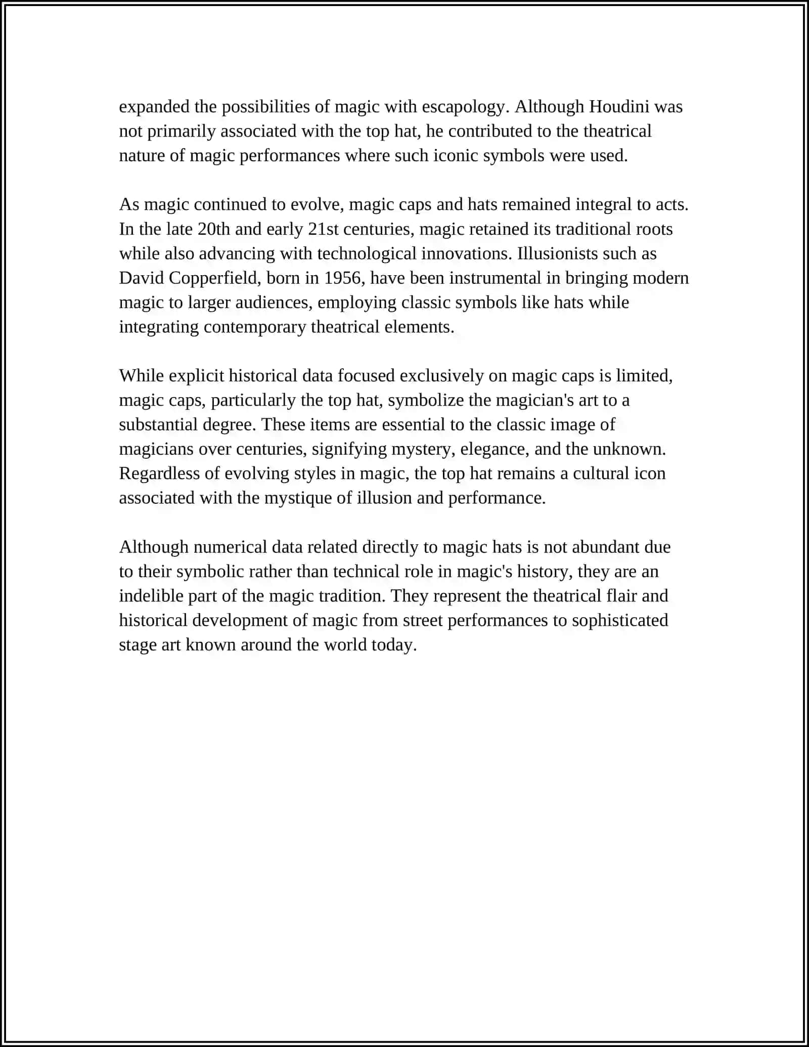 Referat: MAGIC CAP 4