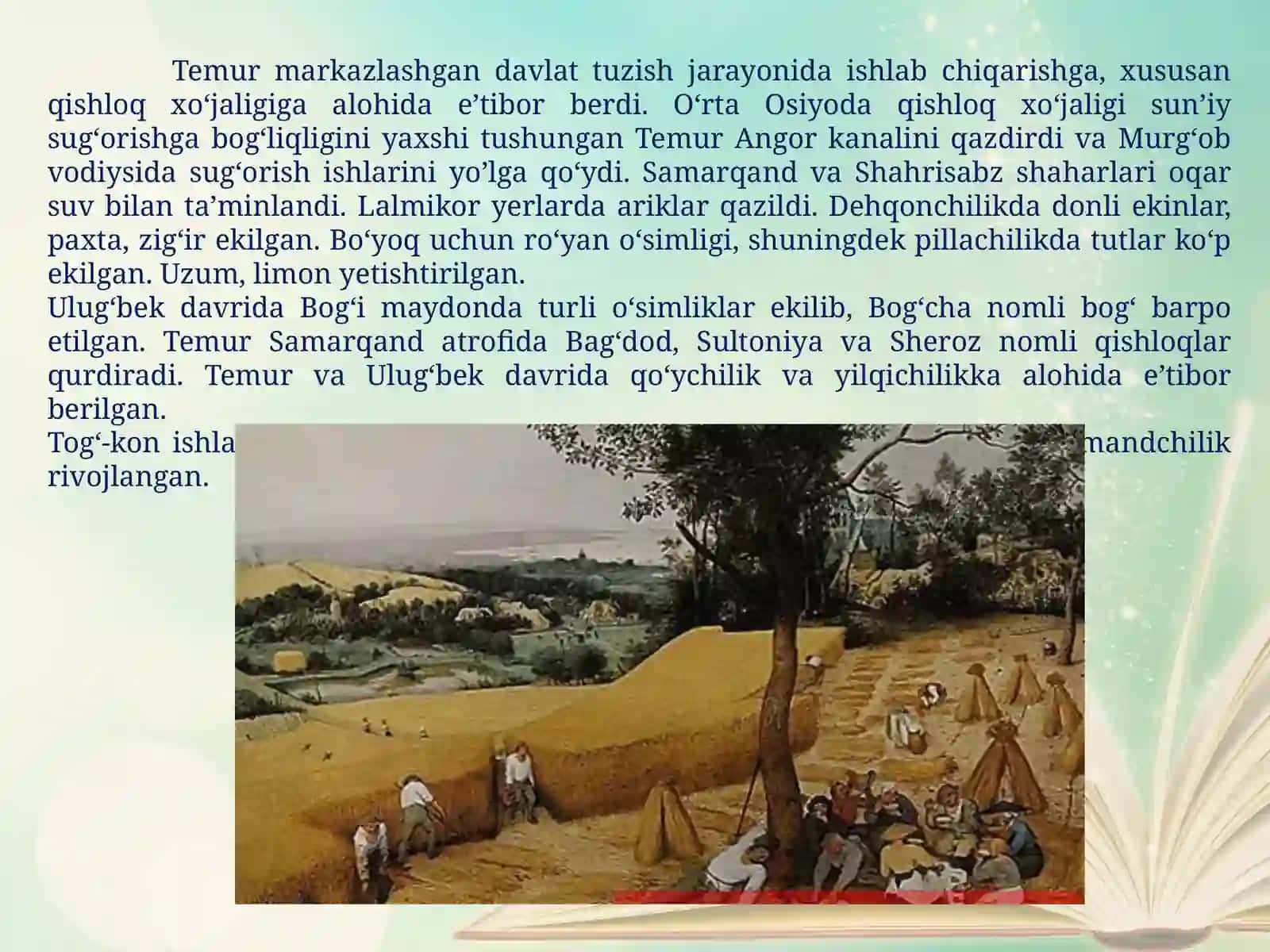 Temur va Temuriylar Davri Madaniyati 4