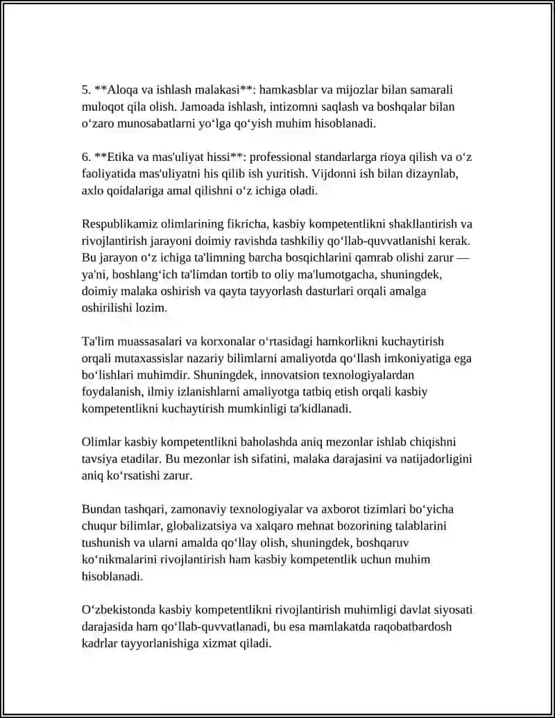 RESPUBLIKAMIZ OLIMLARINING QARASHLARIDA KASBIY KOMPETENTLIK 4