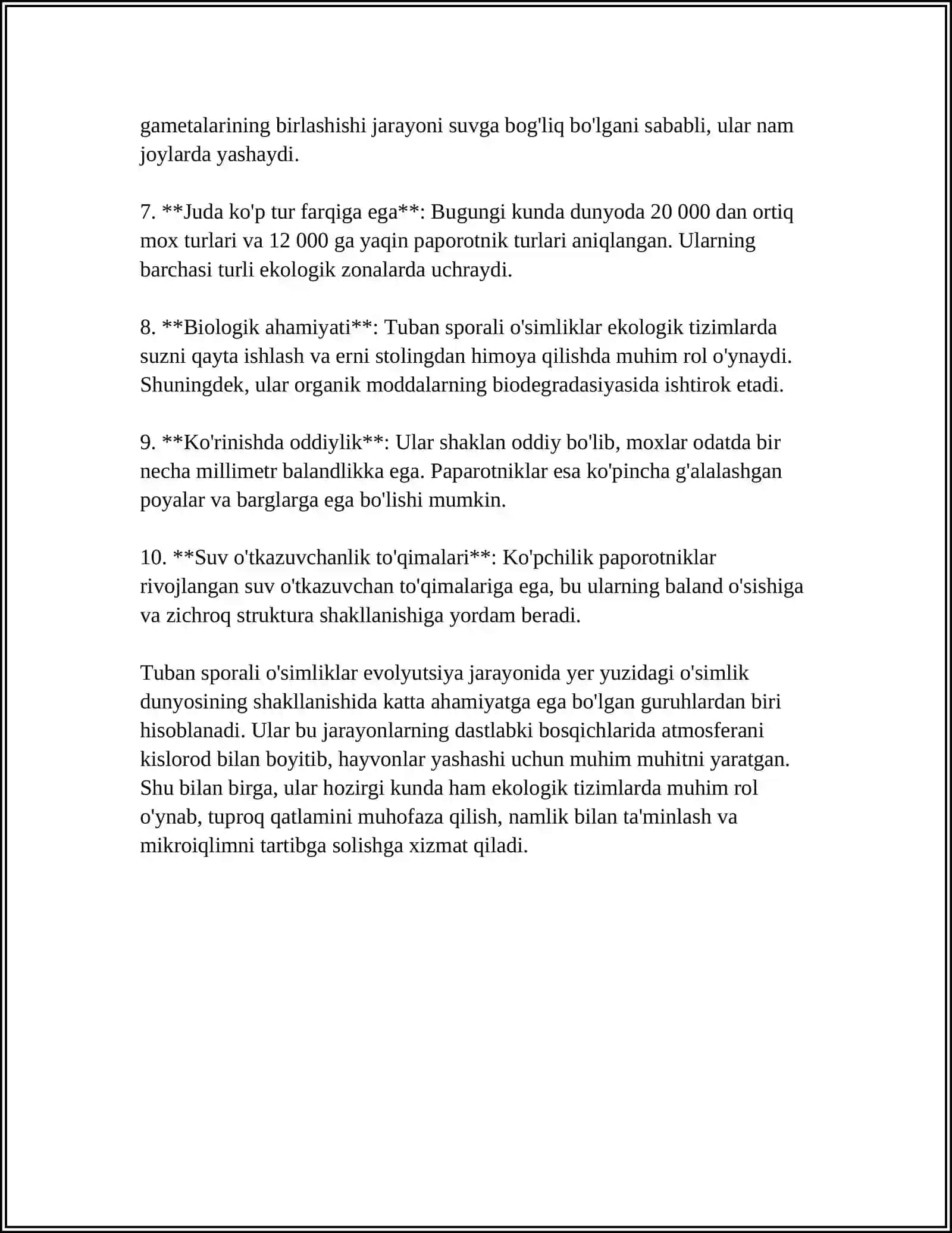 Tuban Sporali O'simliklarning Tuzilishi va Hayotiy Sikli 4