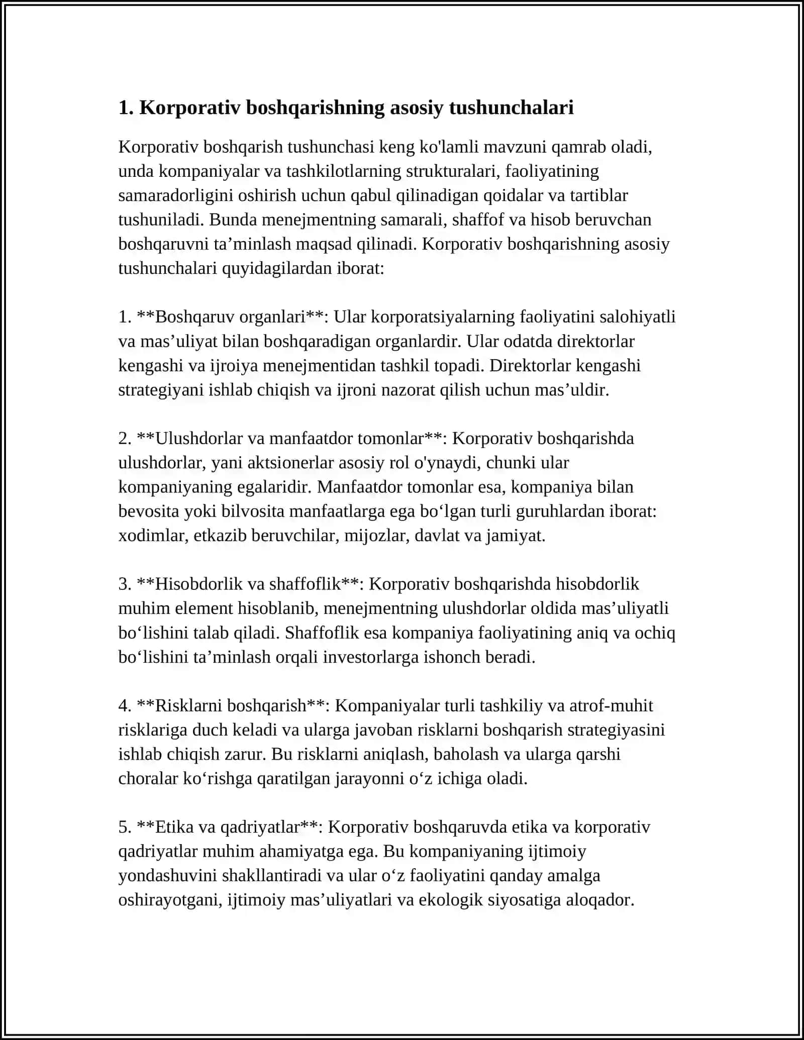 KORPORATIV BOSHQARISH MODELLARINI STRATEGIK RIVOANTIRISHDA QOLLANISHI 4